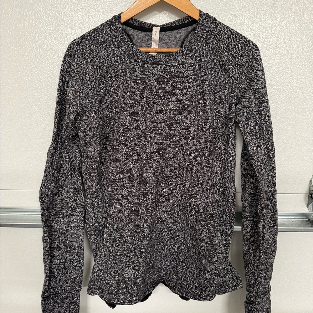 lululemon athletica Black Long Sleeve Tee